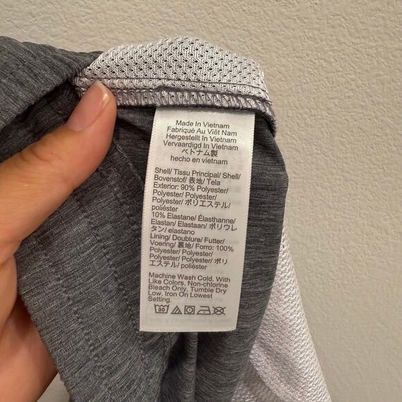 J.Crew Tech Shorts Mens M Heather Gray 7” Inseam Athletic Casual Minimalist - Picture 8 of 8